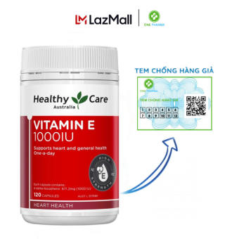 Viên Uống Hỗ Trợ Bổ Sung Vitamin E Healthy Care Vitamin E 1000IU