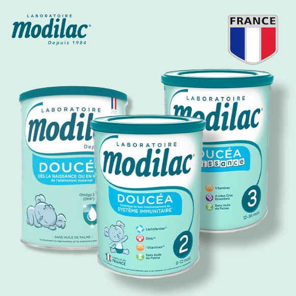 Sữa bột modilac pháp số 1, 2, 3 - 800g