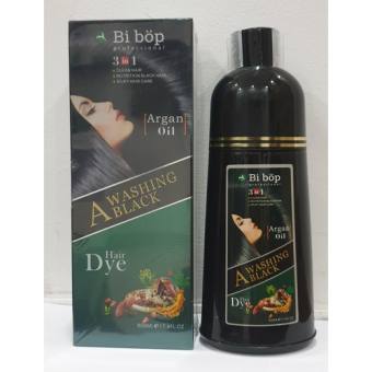 Dầu Gội Phủ Bạc Đen Tóc 3In1 Bibop Nhật Bản 500Ml