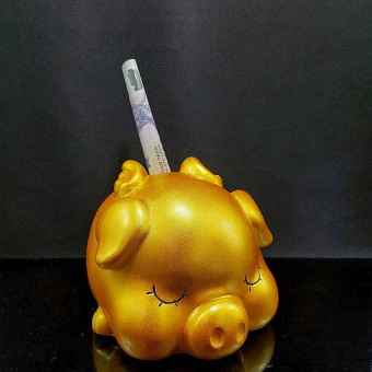 Heo đất tiết kiệm tiền tạo mẫu Thiên Sứ – Ống heo tiết kiệm tiền lợn đất tiết kiệm tiền làm quà sinh nhật mang lại may mắn tài lộc