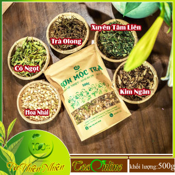 Trà Thảo mộc Sơn Mộc Trà Thanh Nhiệt Giải Độc Mát Gan Túi 200g