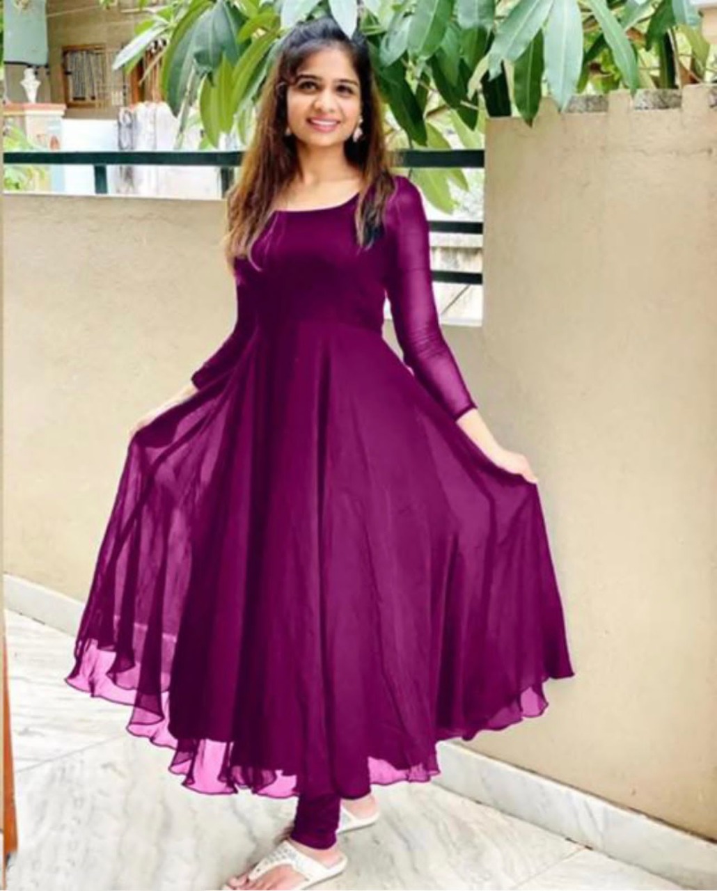 Georgette party hot sale wear dresses