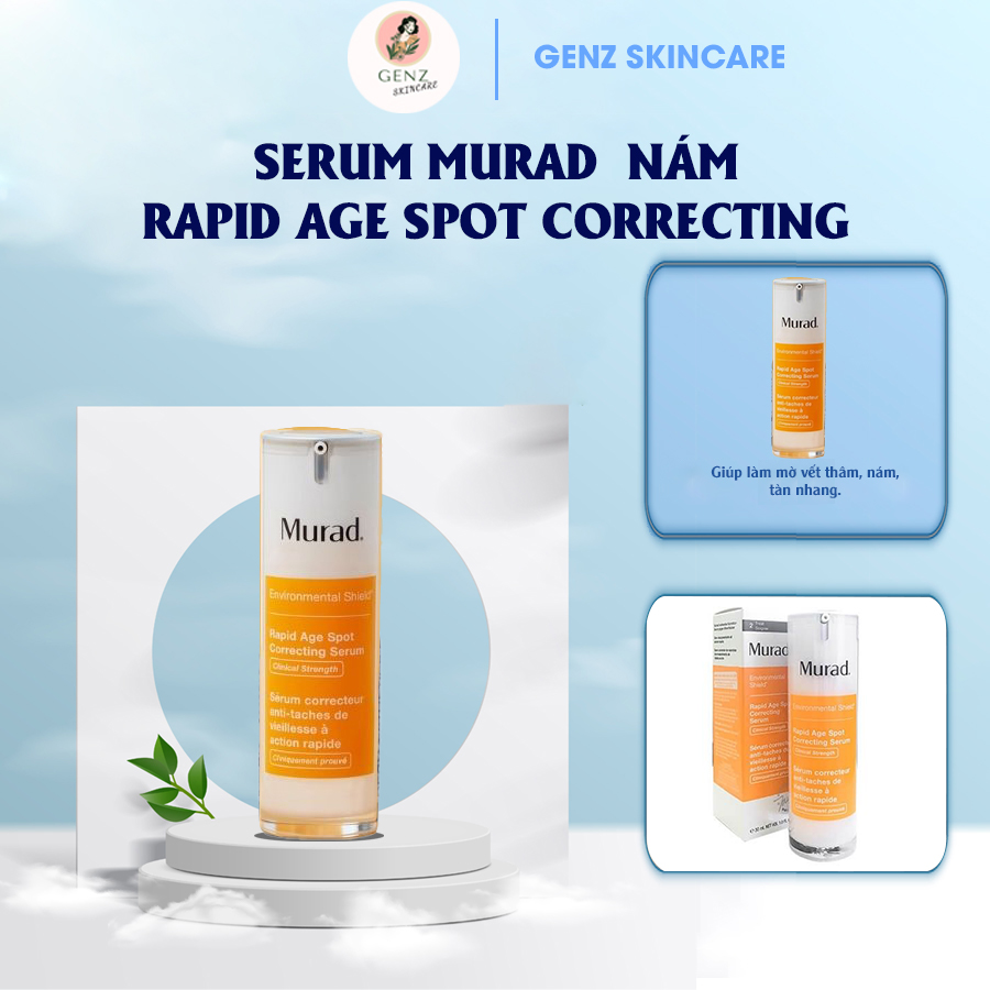 Serum Murad Nám Rapid Age Spot Correcting GENZ SKINCARE Đem Dến Làn Da Tươi Sáng Rạng Rỡ Tăng Cường Quá Trình Thay Đổi Tế Bào 5ml