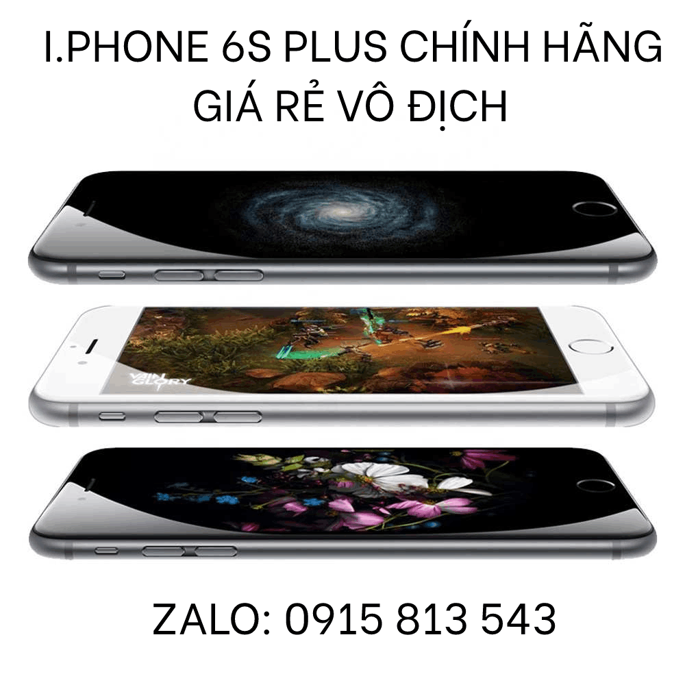Điện thoại chính hãng i p 6s plus máy quốc tế, lỗi 1 đổi 1