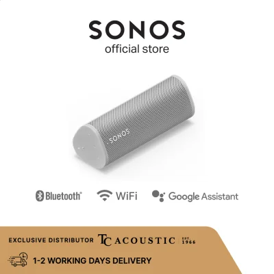 Sonos Roam Portable Smart Speaker with Bluetooth, Wifi and Voice Enabled (4)