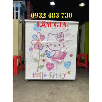 Tủ nhựa đài loan in 3d kitty siêu đẹp tại Thủ đức HCM