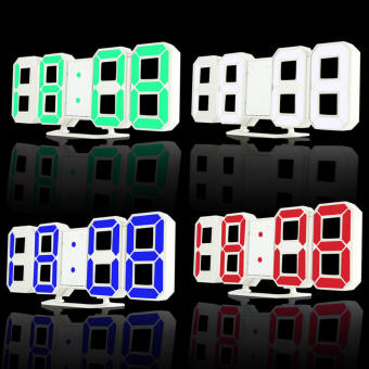 Đồng Hồ Báo Thức Treo Tường LED Kỹ Thuật Số BOKALI 3 Độ Sáng 3D Báo Lại Màn Hình 12/24 Giờ USB