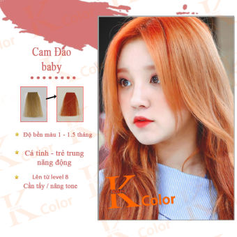 Thuốc nhuộm tóc CAM ĐÀO BABY Kcolor