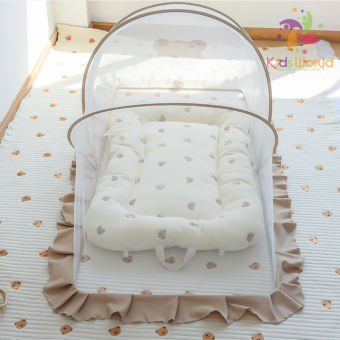 Màn mùng chụp sơ sinh gấp gọn KidAndMom cao cấp chống muỗi thông minh hình thú dễ thương phong cách Hàn Quốc giúp bé ngủ ngon