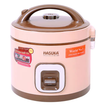 Nồi cơm điện Hasuka HSK 868 mẫu mới 2022 siêu đẹp, lòng niêu chống dính siêu bền, cơm chín đều ngon tơi hạt
