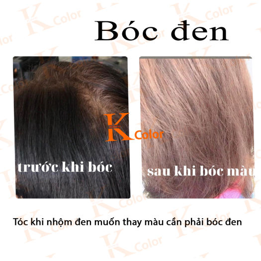 Thuốc Nhuộm Bóc Đen - Thuốc Nhuộm Bóc Đỏ Kcolor