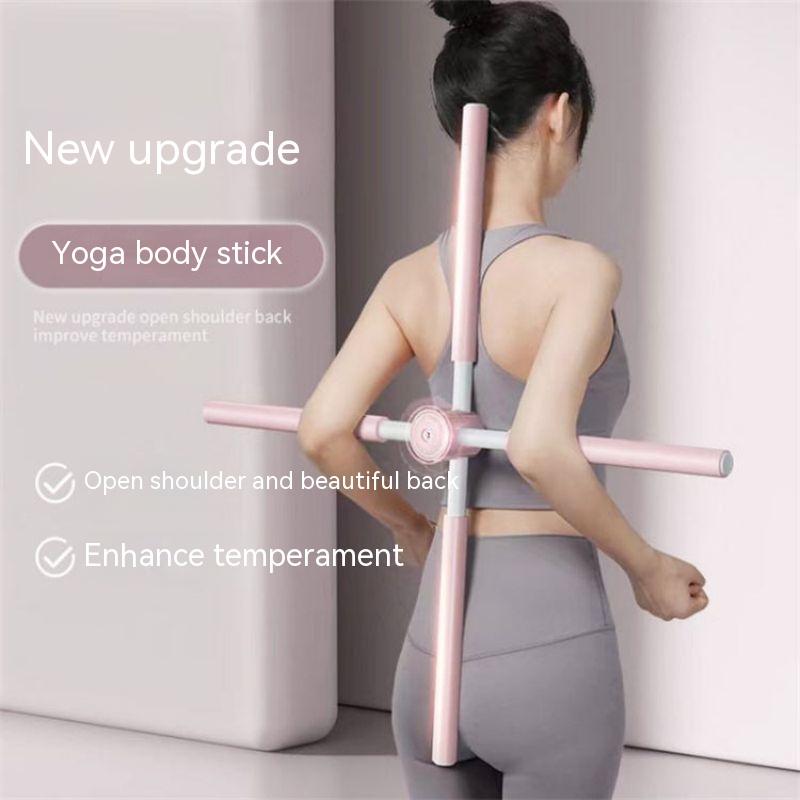 Yoga Stick, Open Back Sticks Figure Cross