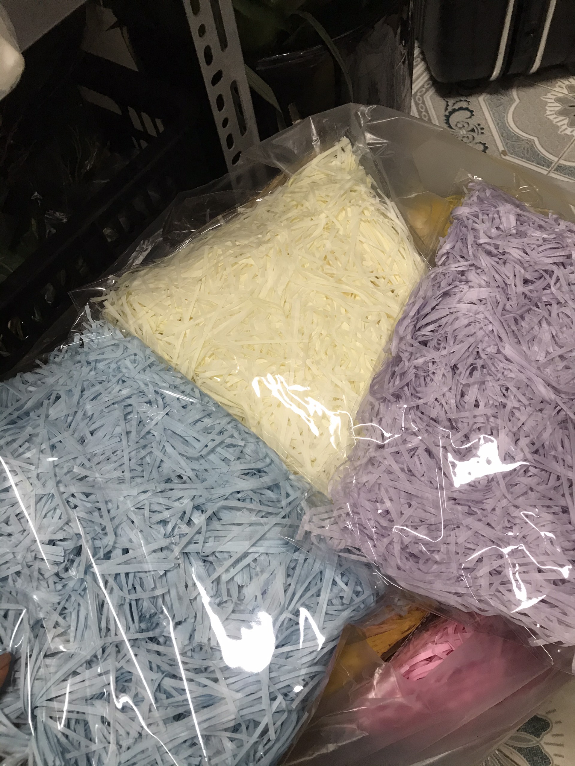 100gr giấy rơm - giấy rối lót hộp quà