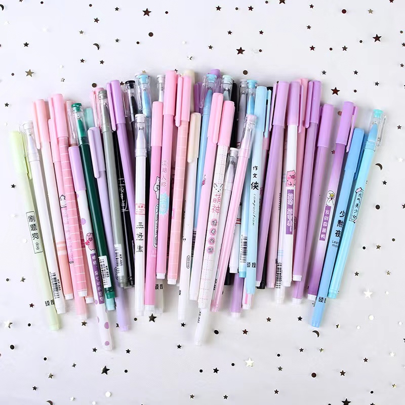 ED - 1 LUSIN 12 BIJI - PULPEN GEL MOTIF / PEN GEL LUCU / PULPEN TULIS GEL / PULPEN AESTHETIC