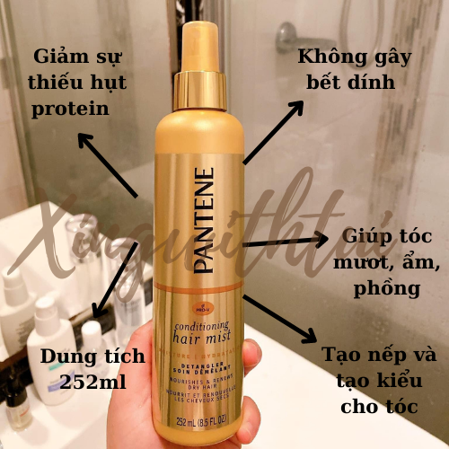 Xịt dưỡng tóc pantene pro-v 252ml