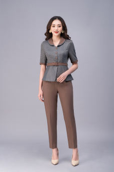 Bộ Đồ Vest Nữ Công Sở Cao Cấp LUPERI LFSB499