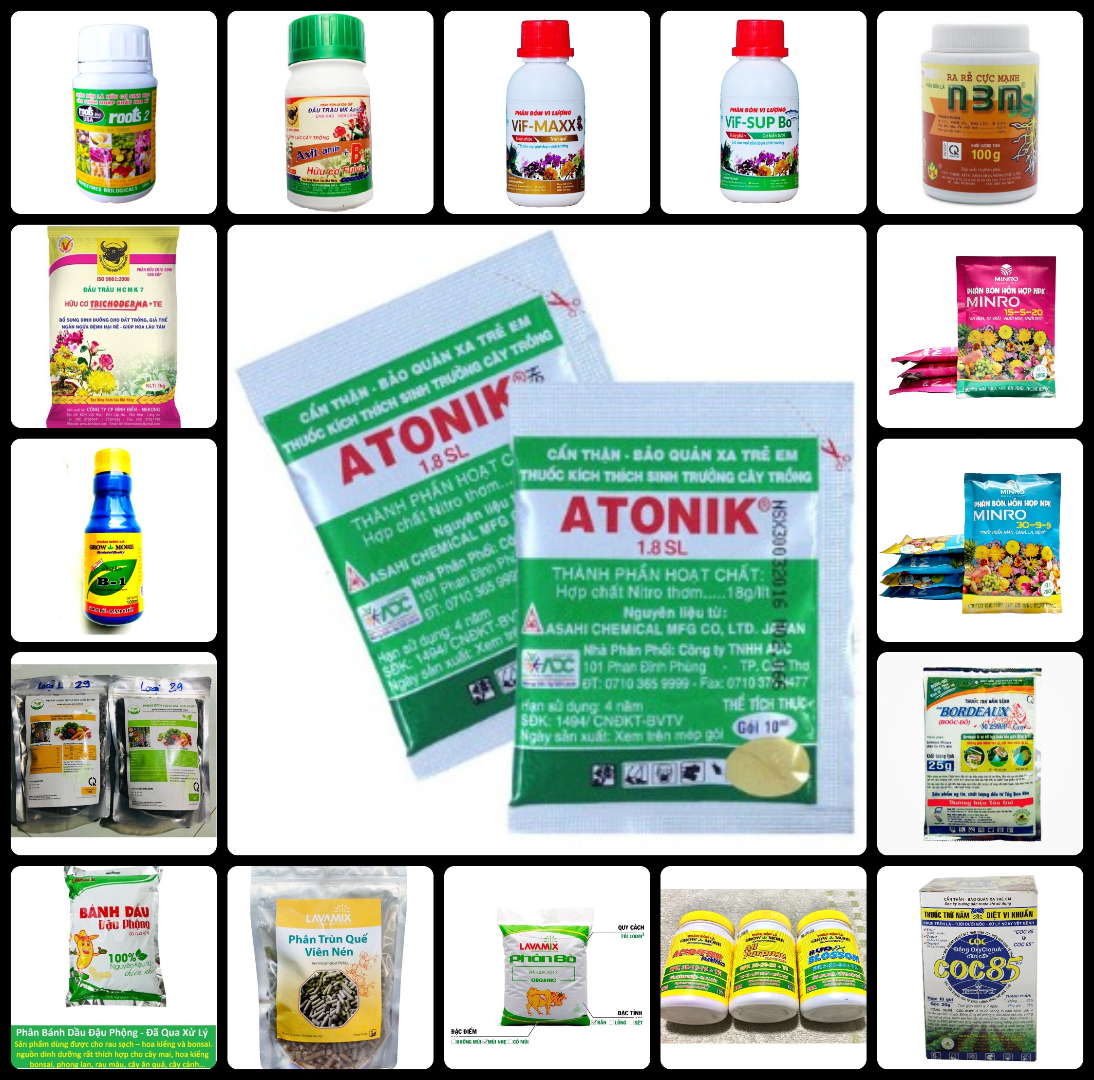 Phân bón lá Hiệu Atonik - ROOTS 2 USA Kích thích ra rễ cực mạnh