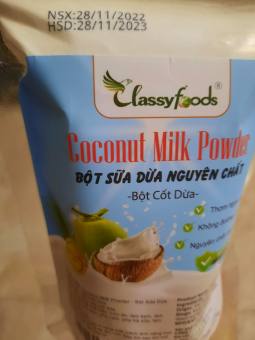 Bột Sữa dừa,cốt Dừa nguyên chất Classy foods(150gram)