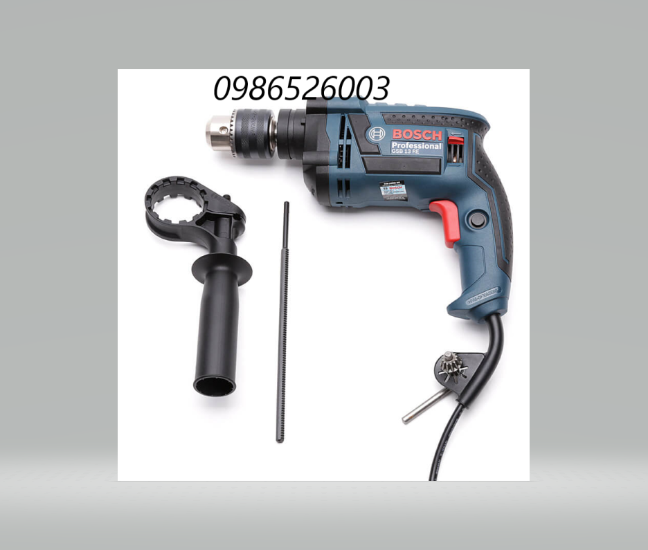 Máy khoan tường bê tông, khoan sắt, khoan gỗ Bosch 13 ly - Điện máy hùng hưởng