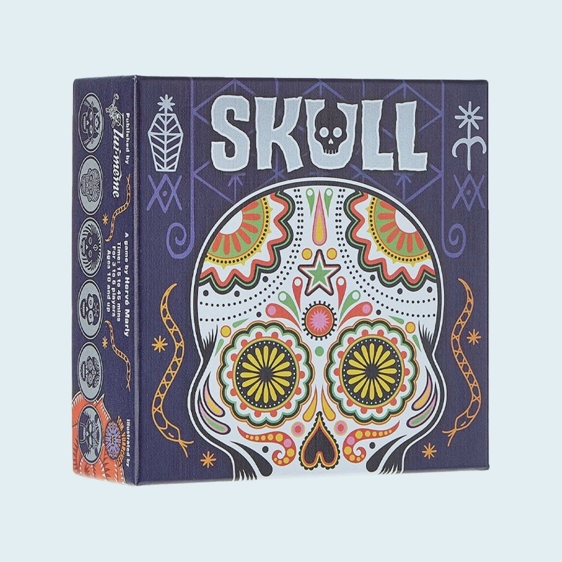 Skull Party Game Bluffing Game Strategy Game Bộ Trò Chơi Pháp Thuật