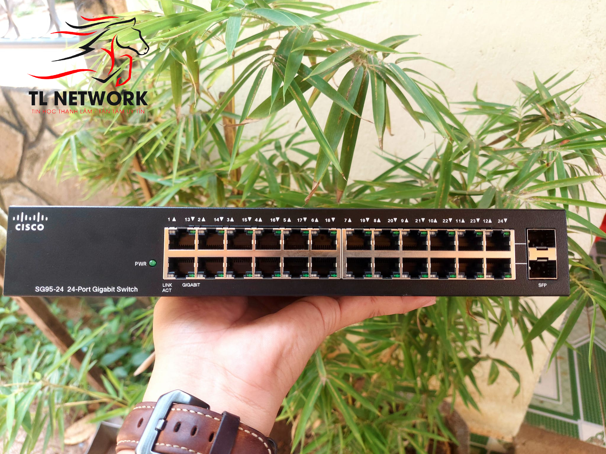 Switch Cisco SG95-24 Port Gigabit cổng Gigabit Managed Switch Layer2