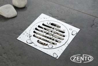 Phễu thoát sàn chống mùi hôi Zento ZT708-new (100x100mm)