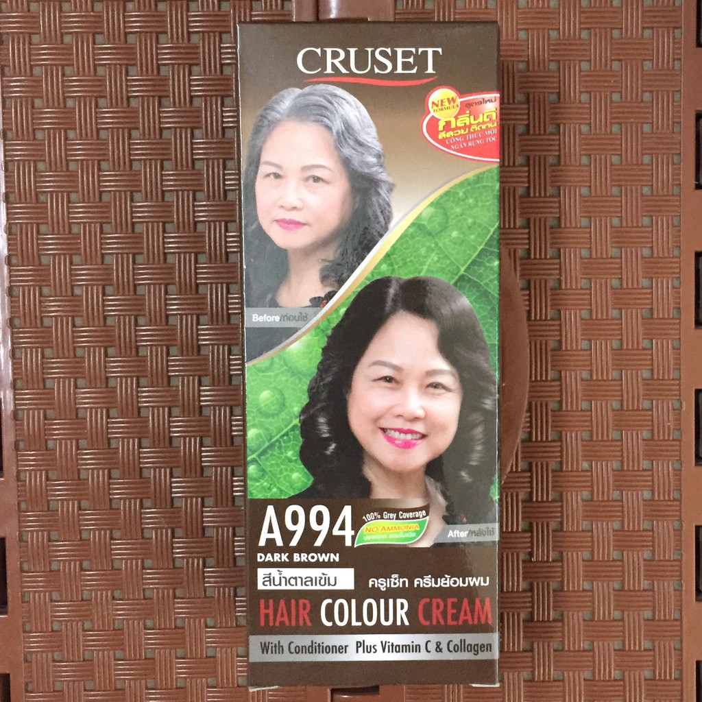 Nhuộm tóc phủ bạc thái lan cruset