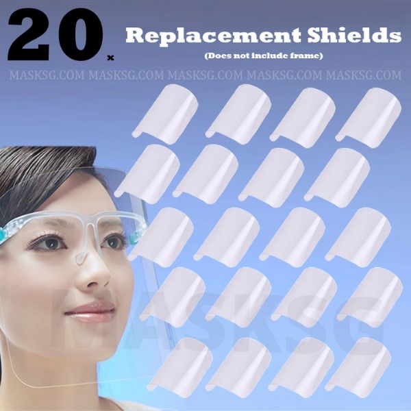 3-Pack Tinted Face Shield Lenses (15.5"x8") - Compatible With Hobart 770580 | Welding/Grinding/Cutting Protection