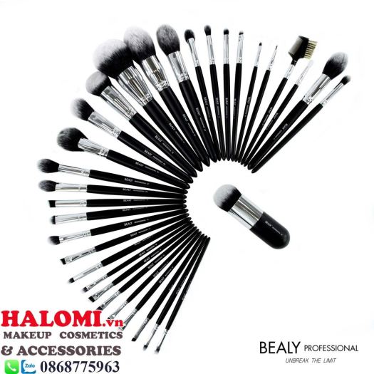 Bộ cọ trang điểm chuyên nghiệp Bealy 32 cây lông thú cao cấp