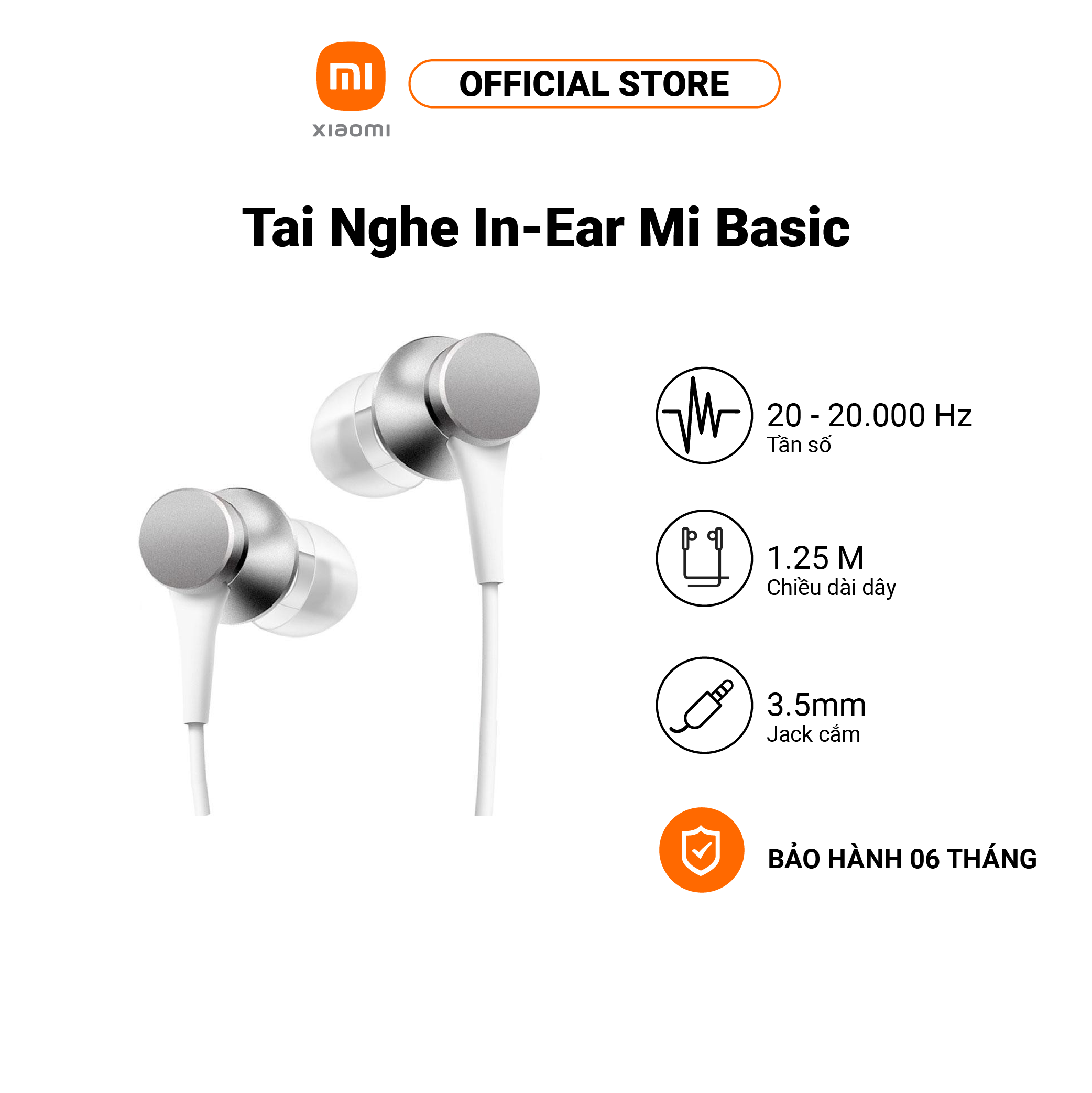 Tai nghe In-Ear Headphones Xiaomi Mi Basic