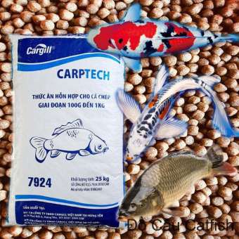 Thức ăn Cá Chép Cargill 7924 Cho Cá Ăn Hoặc Dùng Câu Cá Chép(1kg)-cám cá chép cargill 7924 cho cá ăn