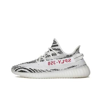 giày thể thao nam Adidas bản gốc Yeezy Boost 350 V2 Zebra "Zebrain giày thể thao cổ thấp unisex phiên bản 2018 giày thể thao