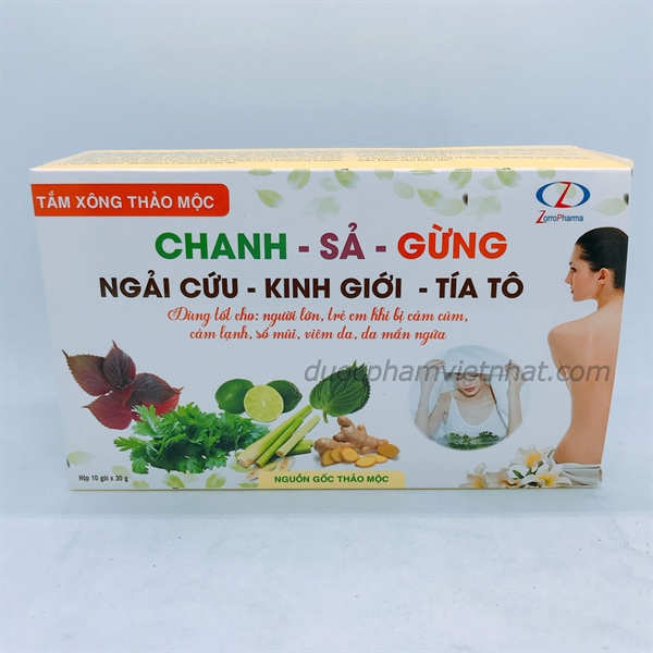 Xông tắm thảo dược hộp 10 gói