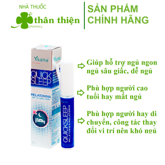 Xịt ngủ Quick Sleep – Giúp hỗ trợ dễ ngủ, ngủ ngon, giảm tình trạng mất ngủ, ngủ không sâu giấc (10ml-149 lần xịt)