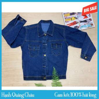 Áo Khoác Bò - Áo Khoác Bò Denim Cho Nữ Chất Đẹp Dày Dặn