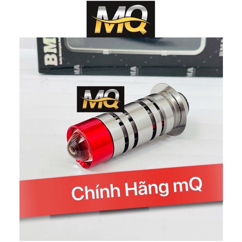 Đèn pha led bi cầu mini 2 mầu vàng trắng