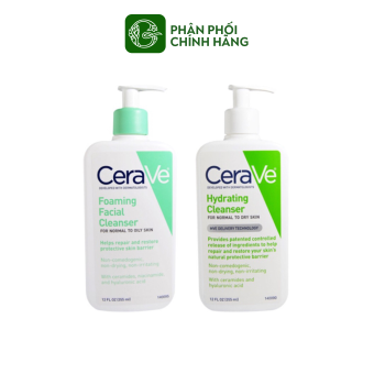 Sữa rửa mặt Cerave Hydrating/Foaming Facial Cleanser 473ml