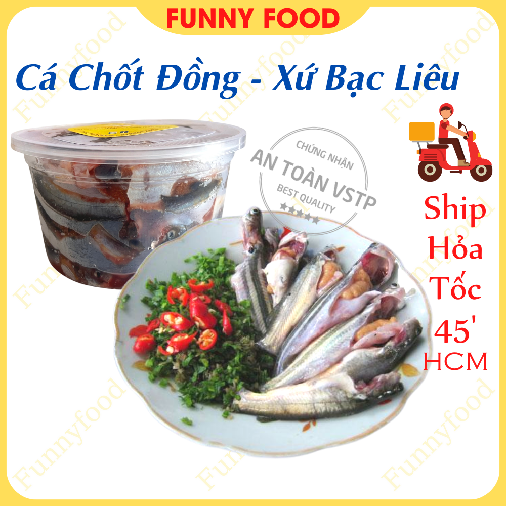 [ HOÀN TIỀN 10% ]Cá Chốt Đồng Xứ Bạc Liêu – Cá Chốt Tươi Ngon – [Ship Hỏa Tốc HCM] – Funnyfood