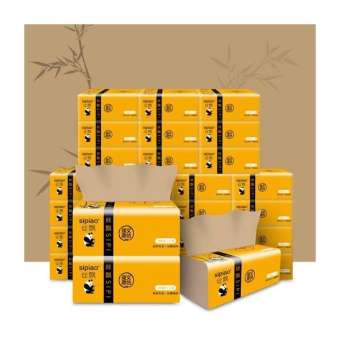 COMBO 5 bịch giấy ăn gấu trúc - SET 5 bịch giấy ăn gấu trúc Sipao, Khăn giấy gấu trúc siêu dai, siêm mềm, an oàn