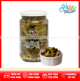 Dưa Chuột Bao Tử Ngâm Muối Luxeapers 350G – Gherkins