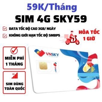 Sim 4G Mobifone SKY59 3GB/Ngày. 1 Tỷ GB tốc độ 5Mbps. Gia hạn chỉ 59k/tháng - FREESHIP - CHƯA KÍCH HOẠT.