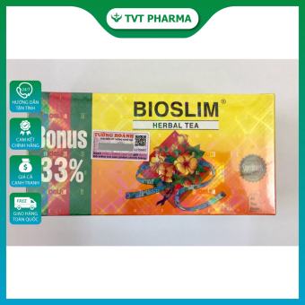 TRÀ BẢO TÚ LỆ BIOSLIM CHÍNH HÃNG HỘP 40 GÓI HERBAL TEA OPC
