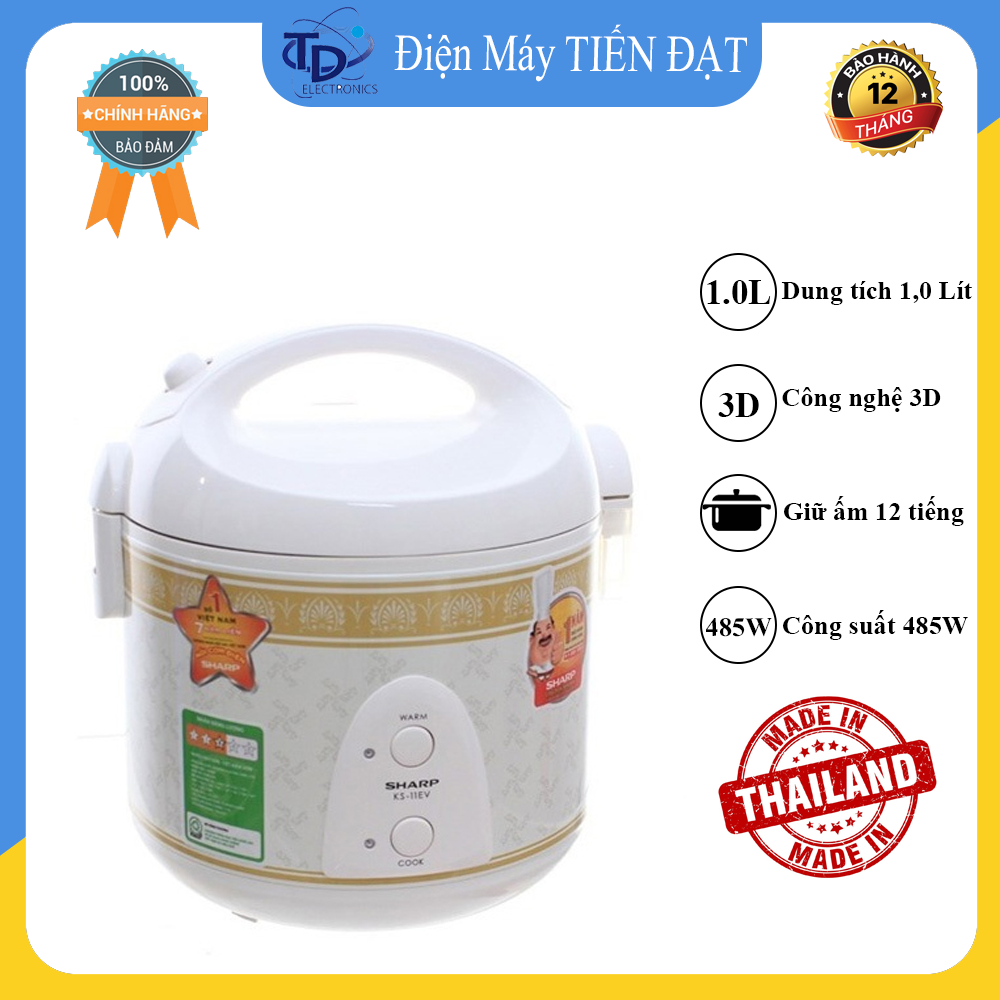 Nồi cơm điện Sharp 1 lít KS-11EV ( Hàng trưng bày )