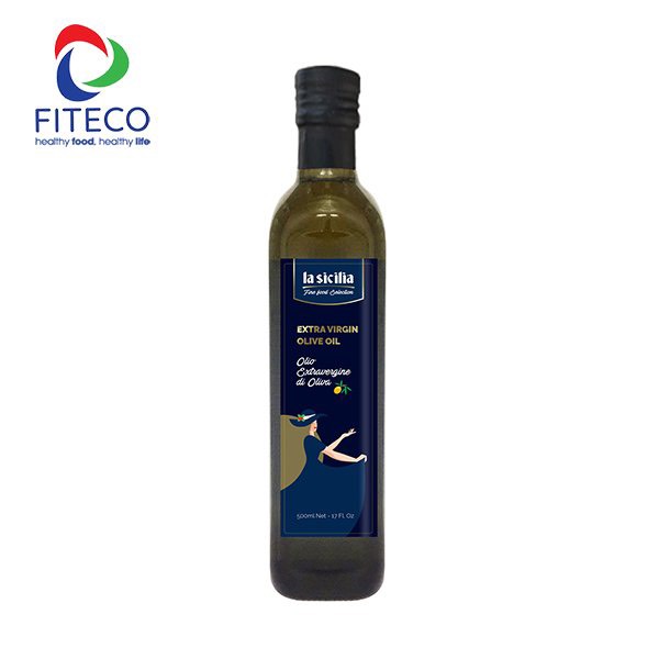 Dầu Oliu nguyên chất Olive Extra Virgin La Sicilia 500ml
