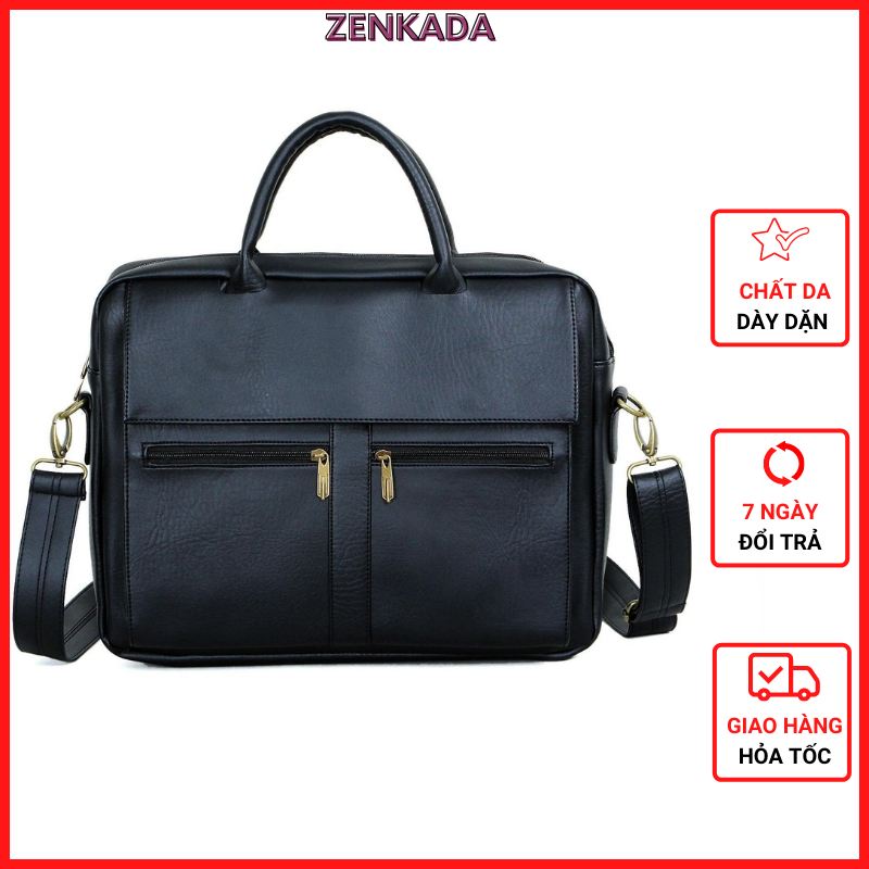 Túi đựng laptop 15.6 inch Zenkada nhiều ngăn rộng rãi rất sang trọng và lịch lãm - ZKC19