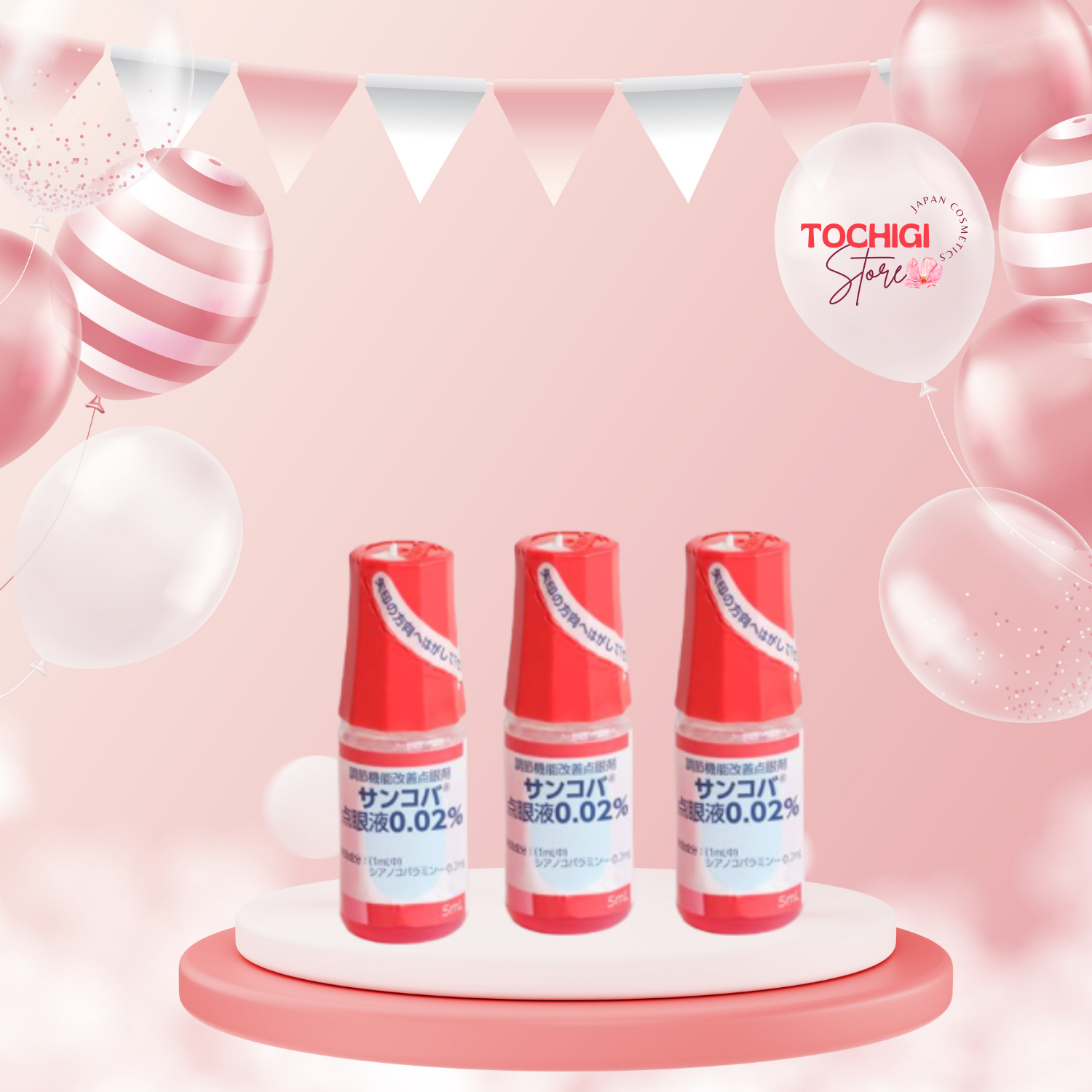 Nước nhỏ mắt giảm cận sancoba nhật bản 5ml