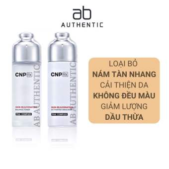Cặp nước hoa hồng và sữa dưỡng CNP Rx Skin Rejuvenating PHA Complex 20ml - AB AUTHENTIC