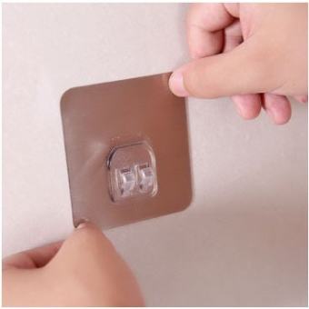 PVN51794 Miếng Dán Tường Cho Kệ Góc Inox Nhà Tắm Chất Liệu PVC Dán Tường Siêu Chắc