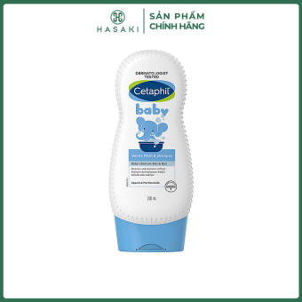 Sữa Tắm Gội Cetaphil Dịu Nhẹ Cho Bé Baby Gentle Wash & Shampoo 230ml Hasaki