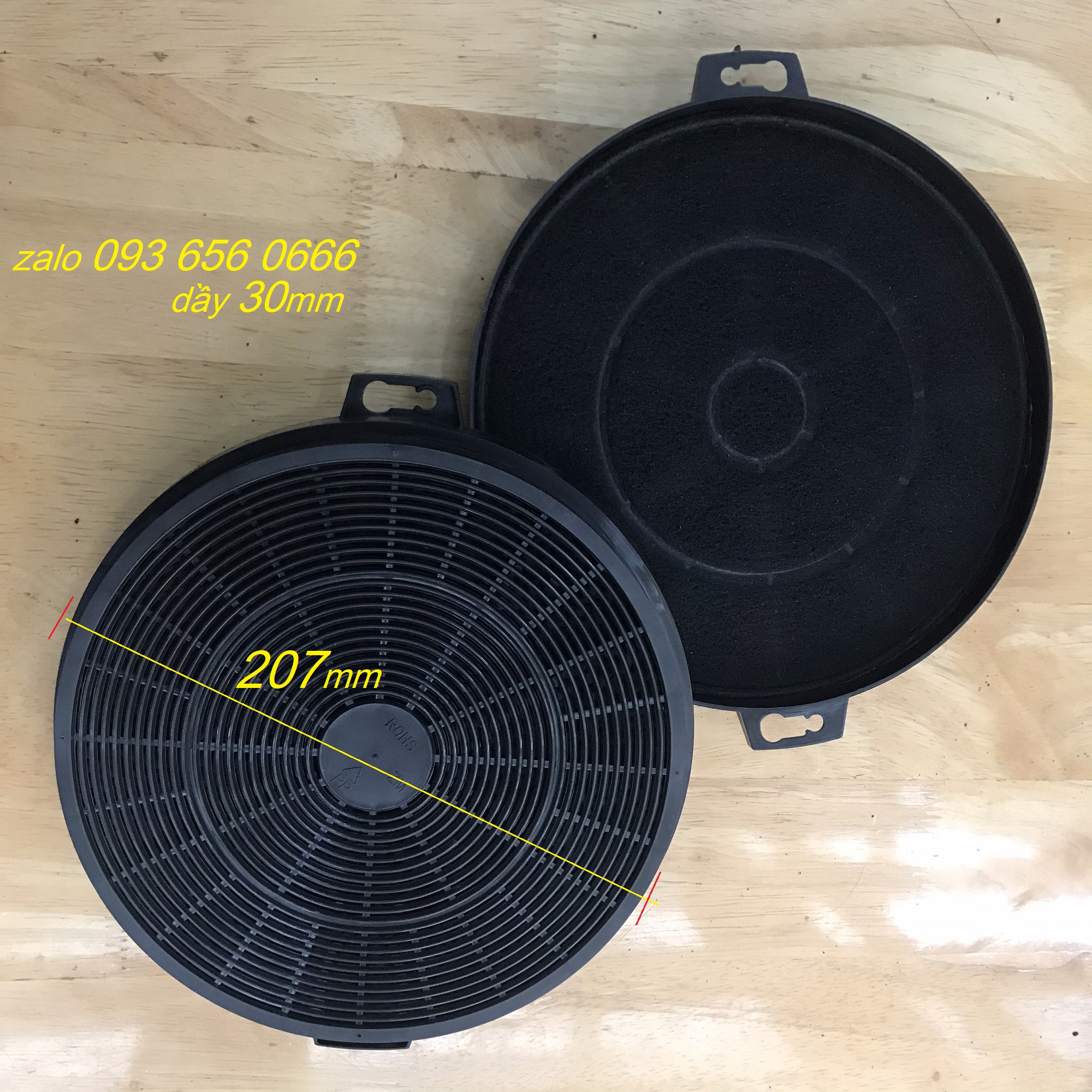 Vỉ than hoạt tính lưới nhôm máy hút mùi kính cong Sunhouse SHB6626 SHB6630